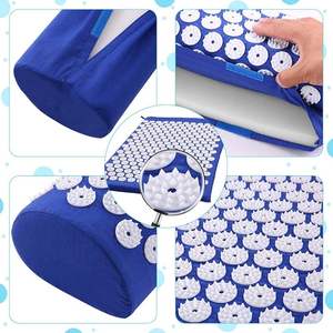 Juego de Esterilla y Almohada de Acupresión Premium Personalizados, Núcleo de Espuma Viscoelástica de Alta Densidad, Esterilla de Yoga para Terapia de Puntos de Presión - Product Image 2