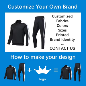 Wholesale Factory Custom High Quality Men's 100% Polyester Vintage Sweatshirt <b>Set</b> Tracksuit Hoodie Anti-Uv Formal Print - Product Image 5