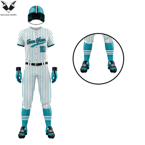 Customized Color Stripe Button Style New Arrival Comfortable Best Supplier Eco Friendly Fabric Adult Team Wear <b>Baseball</b> Uniform - Product Image 6