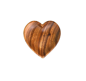 Bol à pâte en bois poli fait main, forme cœur, écologique, avec logo personnalisé, pour l'organisation de la cuisine, objet décoratif, incroyable - Product Image 4