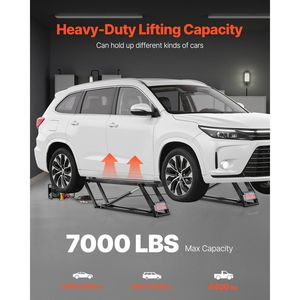Sollevatori auto regolabili da 7000 libbre con telecomando per uso domestico - Product Image 2