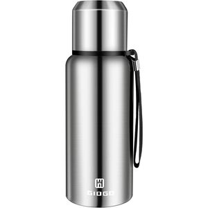 500ml/16.9oz Vacuum Thermo Stainless Steel Cup Stainless Steel <b>Coffee</b> Tumbler for Hot and Cold Drinks Water <b>Flask</b> - Product Image 1