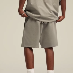 Shorts Streetwear Vintage Washed Minimalist Style Urban Fashion Relaxed Loose Gym Casual Weekend Summer In Stock Low MOQ Vendor - Product Image 3