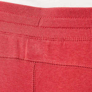 Pantalon de survêtement rouge pour homme, taille élastique, cordon de serrage, poches latérales, respirant, tricoté, décontracté, pour l'automne - Product Image 4
