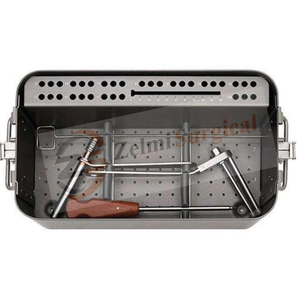 Kit d'instruments pour vis canulées orthopédiques de 6,5 mm – Kit chirurgical de traumatologie en acier inoxydable |   Fabricant OEM certifié CE, réutilisable - Product Image 3