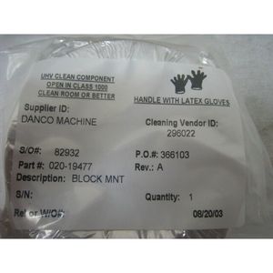 บล็อกยึดด้านบนรุ่นใหม่ AMAT 0020-19477, LLA - อุปกรณ์และอะไหล่เซมิคอนดักเตอร์ระดับโลกที่เชื่อถือได้ - Product Image 6