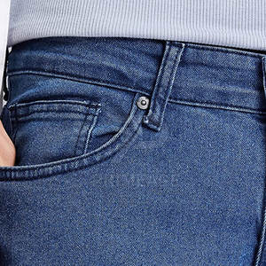 Pantalones vaqueros al por mayor con MOQ bajo para hombre, pantalones vaqueros de diseño personalizado de última moda para venta en línea - Product Image 4