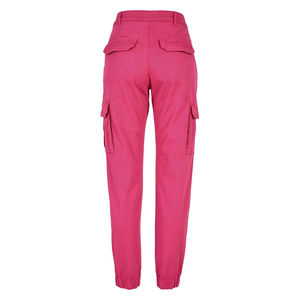100% Cotton Wholesale Women's Utility Trouser High Waist Tapered Jogger Pants Custom Oem Private Label Workwear Bottoms Supplier - Product Image 2