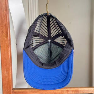 New Western Cowhide Trucker Cap con mano Tooled Leather Floral Bill Ajustable Mesh Back Snapback Hat para Rodeo & Country Style - Product Image 6