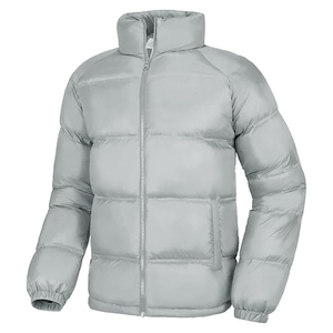 Manteau d'hiver pour homme, épais, résistant à l'eau, avec capuche amovible, veste matelassée, résistant au vent, service OEM, coque en nylon lavée - Product Image 1