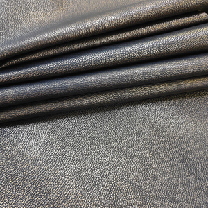 100% Goat Skin Genuine Goatskin Golden Metallic Finished <b>Leather</b> - Product Image 2