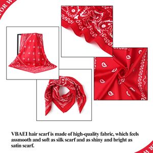 1 pièce Foulard carré en satin effet soie pour cheveux, idéal pour dormir, pour femme - Product Image 2