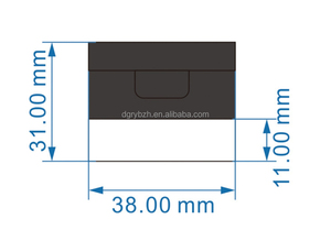 Rayee esistente stampo personalizzato 3g 5g doppio strato barattolo di polvere sciolta rotondo nero chiaro in polvere scatola compatta - Product Image 6