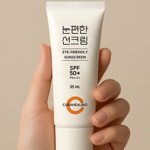 [CURAHEALBIO] Eye-Friendly Herbal <b>Sunscreen</b> SPF50 PA Four Mild Tear-Free Daily <b>Face</b> Sunblock - Product Image 2