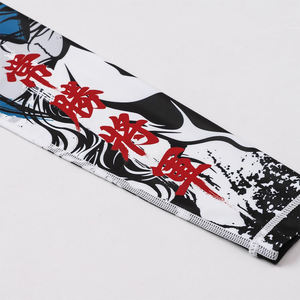T-shirt de compression à séchage rapide à manches longues pour sports UFC, respirant, anti-UV, pour MMA, BJJ, gym, surf, adultes, avec logo frontal - Product Image 5