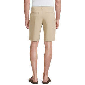 Pantalones Cortos Bermuda para Hombre, Color Caqui, Tela Oxford de Algodón, Cierre de Botones, Cintura Media, Bolsillos Casuales, Estilo Tejido Transpirable - Product Image 5