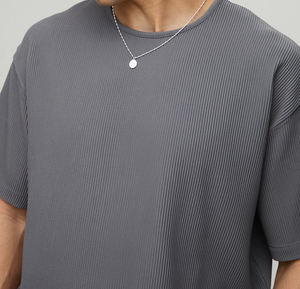 Conjunto de Camiseta y Pantalones Cortos para Hombre, Otoño, Diseño Moderno con Estampado de Leopardo, Fibra de Bambú, Secado Rápido, Anti-Pilling, Ropa Casual - Product Image 6