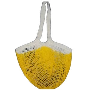 Sac en filet de polyester en gros, sacs en filet réutilisables avec logo personnalisé pour les courses - Product Image 3