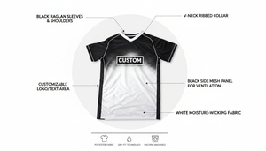 เสื้อเจอร์ซีย์พิมพ์ลายดอกไม้แบบเต็มตัว คอวี แขนสั้น สำหรับเล่นพิคเคิลบอล สั่งทำขายส่งได้ พร้อมพิมพ์ชื่อและหมายเลขผู้เล่น - Product Image 5