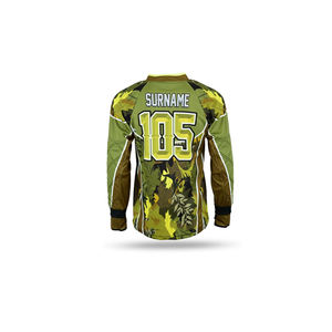 Maillots de paintball professionnels en polyester interlock/mesh, séchage rapide, évacuation de l'humidité, haute durabilité, graphismes personnalisés - Product Image 6