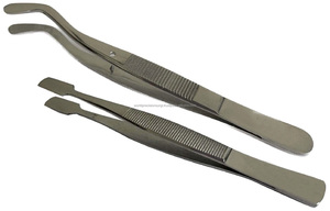 Pinzas Quirúrgicas de Acero Inoxidable, Juego de Instrumentos de Precisión para Disección, Manual para Uso en Laboratorio y Quirófano - Product Image 5