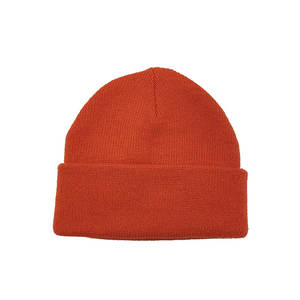Bonnet léger personnalisé en tricot d'hiver, doux, en coton et acrylique, vente en gros - Product Image 1