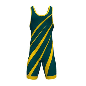 Maillots de lutte imprimés extensibles et doux avec des caractéristiques de séchage rapide et respirantes pour la musculation et l'entraînement sportif - Product Image 1