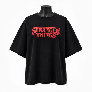 เสื้อครอปคอกลมสีดำทรงโอเวอร์ไซส์สำหรับผู้หญิง แขนสั้น ผ้าเจอร์ซีย์คอตตอน 100% ทรงปกติ ระบายอากาศได้ดี แห้งเร็ว สวมใส่สบายทุกฤดู - Product Image 5