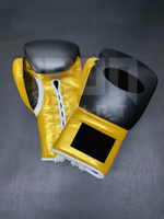 Guantes de Boxeo Profesionales Personalizables de Primera Calidad, Transpirables, que Absorben la Humedad, con Acolchado Grueso de 4 Capas