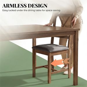 Set di 4 sedie da pranzo grigie per soggiorno e cucina, mobili da giardino - Product Image 4