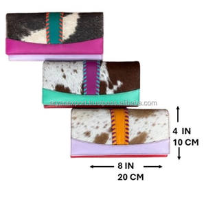 หนังรีไซเคิลแฮนด์เมดมีสไตล์พิมพ์สัตว์คลัทช์ที่ไม่ซ้ํากันผู้หญิงหลายสีกระเป๋าขายร้อนกระเป๋าสตางค์หนังรีไซเคิลที่สวยงาม - Product Image 2