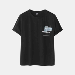 Men's Casual Summer Shirts Shorts Set Short-Sleeved T-Shirt 100% Bamboo Fiber Eco-Friendly 3D Printed Pattern Custom Logo Acid - Product Image 2