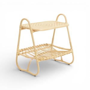 Meuble décoratif haut de gamme à prix abordable, étagère à chaussures moderne en rotin, rangements pour chaussures. - Product Image 1