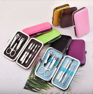 DANTRIC IMPLANTS Professional Luxurious Stainless Steel <b>Manicure</b> <b>Kit</b> Nail Clippers Scissors Travel Case Portable Adult Use Set - Product Image 5