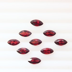 4x8mm Natural Garnet Marquise Cut Faceted Loose Gemstone High Quality Calibrated Garnet <b>Stone</b> <b>Beads</b> For Jewelry Making Wholesale - Product Image 1