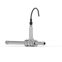 Débitmètre numérique à capteur mécanique 4 chiffres en acier inoxydable pour liquides (diesel, eau, alcool) avec précision de 1 %