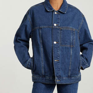 Veste en jean déchirée tendance, style vintage, épaisse, cargo, décontractée, imprimée, avec dentelle, 100 % coton, pour homme - Product Image 4