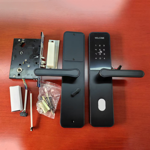 Serrure de porte intelligente sans clé en alliage d'aluminium pour la maison et l'hôtel, application cloud TTlock, déverrouillage par code temporaire, serrure à code numérique - Product Image 4