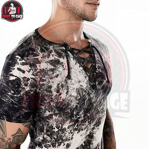 Camisetas Tie Dye para Hombre, Cuello en V, Tela Suave al Tacto, Alta Calidad, Servicio OEM, Personalizadas, Nueva Llegada, Buena Venta - Product Image 6
