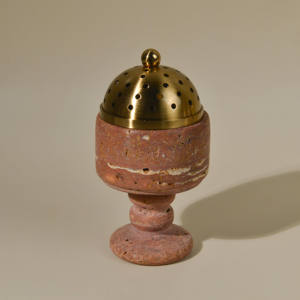 Home Decor decorative small bakhoor burner Decoration Travertine burner Bakhoor <b>Incense</b> burner Bakhoor Bakhoor burner Ramadan - Product Image 6