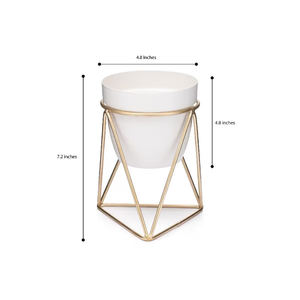 Support de Pot de Fleurs Artificielles de Qualité Supérieure 2026, Finition Dorée, Décoration pour Maison et Bureau, Meilleure Qualité d'Exportation - Product Image 3