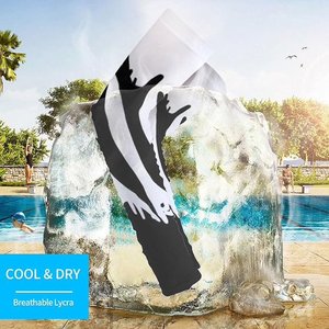 Animal Print Sublimation Transfer Full Sleeve <b>Arm</b> <b>Covers</b> UPF50 Nylon Unisex Outdoor Riding & Driving Protection - Product Image 6