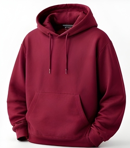 Sudadera con Capucha de Forro Polar Grueso de 350 GSM, Premium, Corte Holgado, Estilo Urbano, Personalizable con Logotipo, Ropa de Invierno, Suministro del Fabricante - Product Image 3