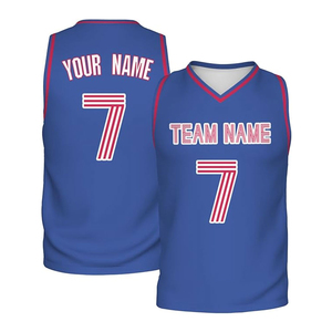 Custom Youth Basketball Reversible Jersey Breathable Quick Dry Sportswear With Team Name And Number - Product Image 4