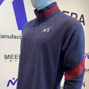 Sudadera con Cierre de Cremallera para Hombre, Diseño Personalizado OEM ODM, 100% Forro Polar, Cuello Alto, Ropa Casual, Sudadera con Capucha para Hombre - Product Image 4