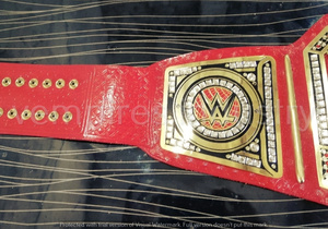 Cinturón de Campeonato de Lucha Libre Vintage VEMPIRE INDUSTRY, Hebilla de Aleación Chapada en Oro, Cinturón Personalizado de Cuero PU con Impresión por Transferencia de Calor - Product Image 3