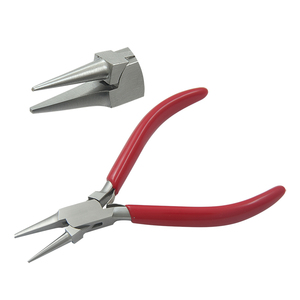 Pince à boucle Groovy 130 mm en acier inoxydable avec poignées en PVC pour la fabrication de bijoux, le cintrage de fils, le sertissage et la pêche - Product Image 1