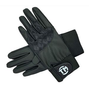 Gants d'équitation d'été personnalisés avec logo, en cuir synthétique respirant, fermeture auto-agrippante, unisexe, avec silicone - Product Image 1