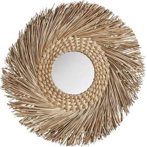 Artistic Rattan <b>Mirrors</b> Natural Rattan Handmade Wall Accent Sustainable Eco Friendly OEM Home Decor from Vietnam - Product Image 4