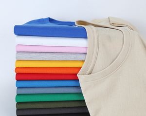 เสื้อยืดคอกลมสีพื้นผ้าคอตตอนหวีอย่างดี 180gsm แขนสั้นสำหรับฤดูร้อน แบบยูนิเซ็กซ์ รับออกแบบโลโก้ตามสั่ง - Product Image 1
